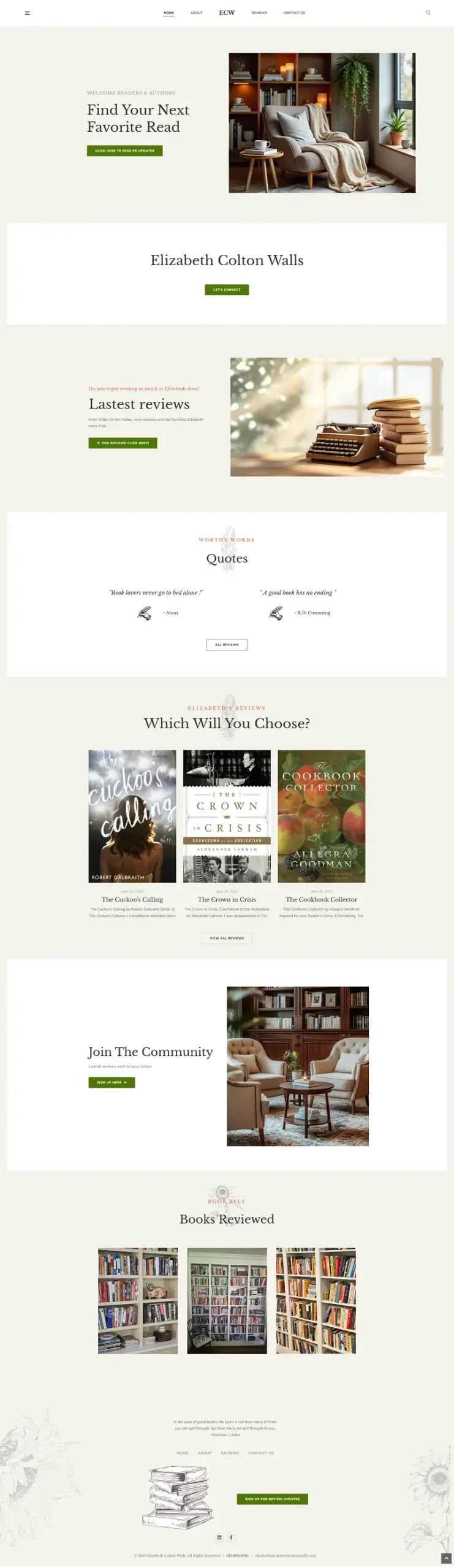 Custom WordPress website design for small business by Epiphany Creative Services in Nashville